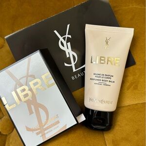 Yves Saint Laurent LIBRE
BAUME DE PARFUM
POUR LE CORPS
PERFUMED BODY BALM